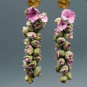 FLOWERED PENDIENTES